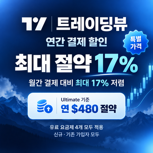 트레이딩뷰 연간 결제 할인 할인코드